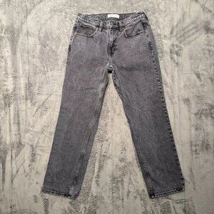 Abercrombie & Fitch Women’s 90s Straight Jeans Gray Size 28 - 6S act. W29.5xL27